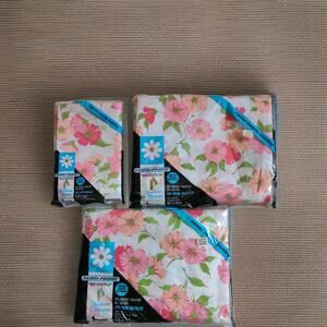 VTG Penn-Prest No Iron Muslin Full Flat & Fitted Sheet & 2 Pillowcases Siam Pink